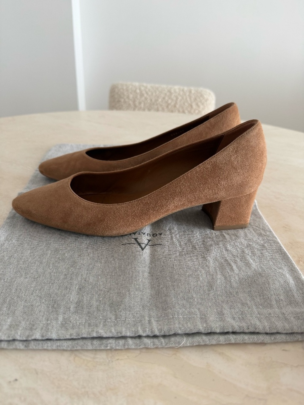 Aquatalia Pasha Pump Nude Waterproof 1.8" heel 9US
